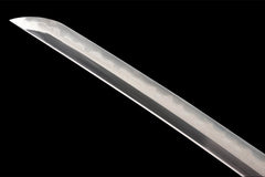 墨鳞·流光 katana product detail image 7 showing blade, saya, and fittings