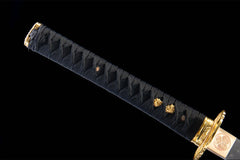 绝影 katana product detail image 7 showing blade, saya, and fittings