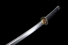 花梨木军刀 tachi product detail image 7 showing blade, saya, and fittings