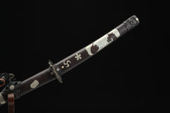 全铜太刀2 tachi product detail image 7 showing blade, saya, and fittings