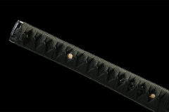 黑掣 katana product detail image 7 showing blade, saya, and fittings
