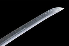 红尘过客 katana product detail image 7 showing blade, saya, and fittings