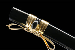 wakizashi product detail image 7 showing blade, saya, and fittings