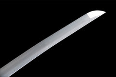 白牙 katana product detail image 7 showing blade, saya, and fittings