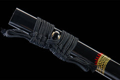 慈悲之刃 katana product detail image 7 showing blade, saya, and fittings