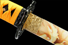 素金 katana product detail image 7 showing blade, saya, and fittings