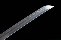 断罪之刃 katana product detail image 7 showing blade, saya, and fittings