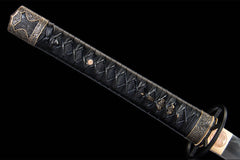 逆刃· katana product detail image 7 showing blade, saya, and fittings