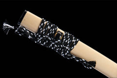 阴阳逆刃 katana product detail image 7 showing blade, saya, and fittings