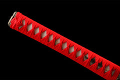 朱锐 katana product detail image 7 showing blade, saya, and fittings