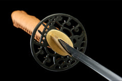 素心刃 katana product detail image 7 showing blade, saya, and fittings