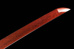 Red T10 Damascus Katana product photo 8