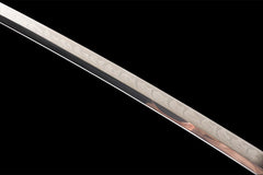 霜华流云 katana product detail image 8 showing blade, saya, and fittings
