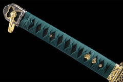 katana product detail image 8 showing blade, saya, and fittings