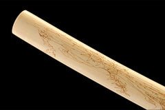 雅锐 katana product detail image 8 showing blade, saya, and fittings