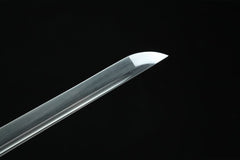 白眉道长 chokuto product detail image 8 showing blade, saya, and fittings