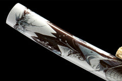 银澜胁差 wakizashi product detail image 8 showing blade, saya, and fittings