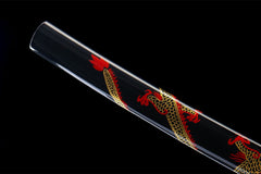 慈悲之刃 katana product detail image 8 showing blade, saya, and fittings