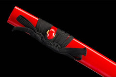 katana product detail image 8 showing blade, saya, and fittings