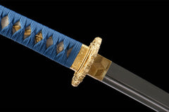 沧溟金缕 katana product detail image 8 showing blade, saya, and fittings