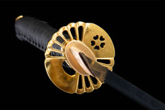 绝影 katana product detail image 8 showing blade, saya, and fittings