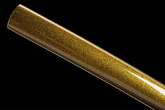 绯村之誓 katana product detail image 8 showing blade, saya, and fittings