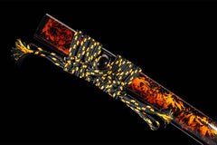 红尘过客 katana product detail image 8 showing blade, saya, and fittings