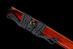 绯樱逆卷 katana product detail image 8 showing blade, saya, and fittings