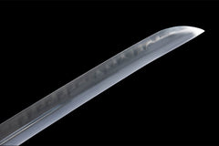 丹心墨刃 katana product detail image 8 showing blade, saya, and fittings
