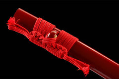 朱锐 katana product detail image 8 showing blade, saya, and fittings
