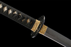 苍棕金芒 katana product detail image 8 showing blade, saya, and fittings