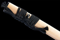 断罪无杀 katana product detail image 8 showing blade, saya, and fittings