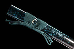 Sakura Titanium-Plated Tsuba 1060 Katana product photo 9