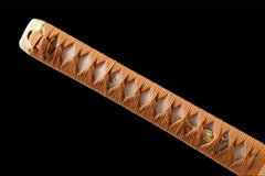 绯樱斩月 katana product detail image 9 showing blade, saya, and fittings