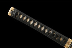 苍棕金芒 katana product detail image 9 showing blade, saya, and fittings