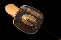 断水无痕 katana product detail image 9 showing blade, saya, and fittings