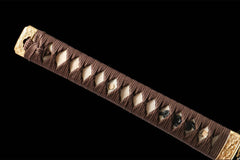 赤金绯刃 katana product detail image 9 showing blade, saya, and fittings