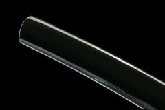 黑煞锋 wakizashi product detail image 9 showing blade, saya, and fittings