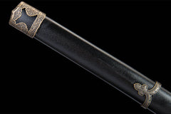 逆刃· katana product detail image 9 showing blade, saya, and fittings