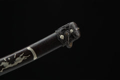全铜太刀 tachi product detail image 9 showing blade, saya, and fittings