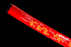 断罪之刃 katana product detail image 9 showing blade, saya, and fittings
