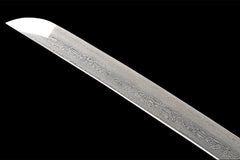 玄金·断影 katana product detail image 9 showing blade, saya, and fittings