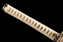 霜华流云 katana product detail image 9 showing blade, saya, and fittings