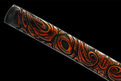 墨陨斩 katana product detail image 9 showing blade, saya, and fittings
