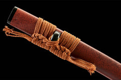 玉魄剑 katana product detail image 9 showing blade, saya, and fittings