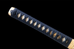 湛蓝金芒 katana product detail image 9 showing blade, saya, and fittings