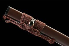 棕锋 katana product detail image 9 showing blade, saya, and fittings