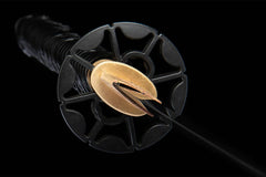 十字伤痕 katana product detail image 9 showing blade, saya, and fittings