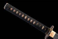 归鞘之誓 katana product detail image 9 showing blade, saya, and fittings