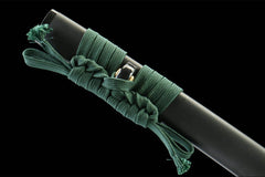 寂电锋 katana product detail image 9 showing blade, saya, and fittings